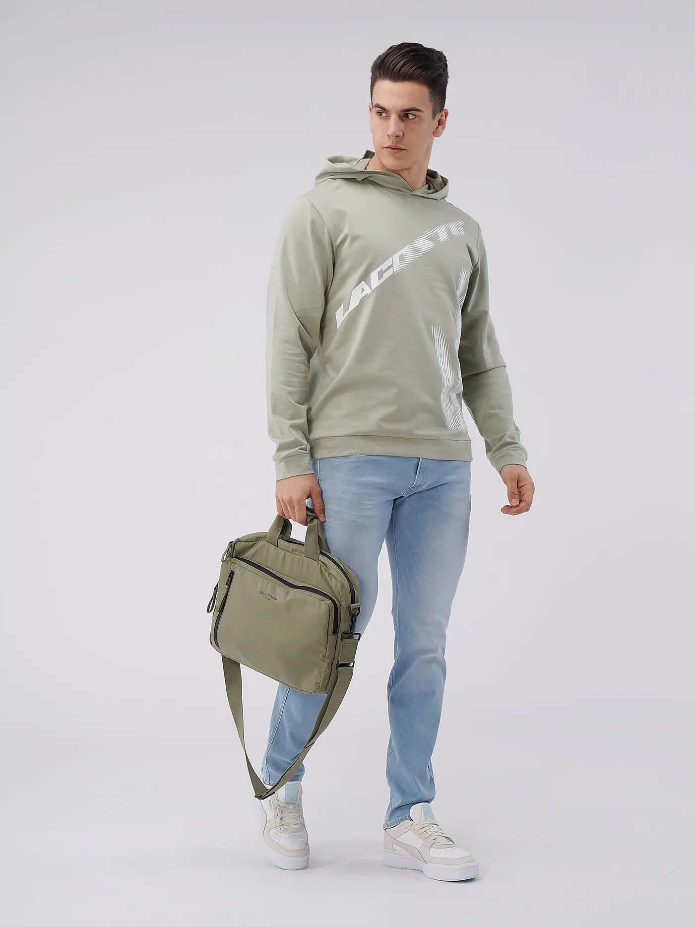 MARC O'POLO | Laptoptasche Medium | olive
